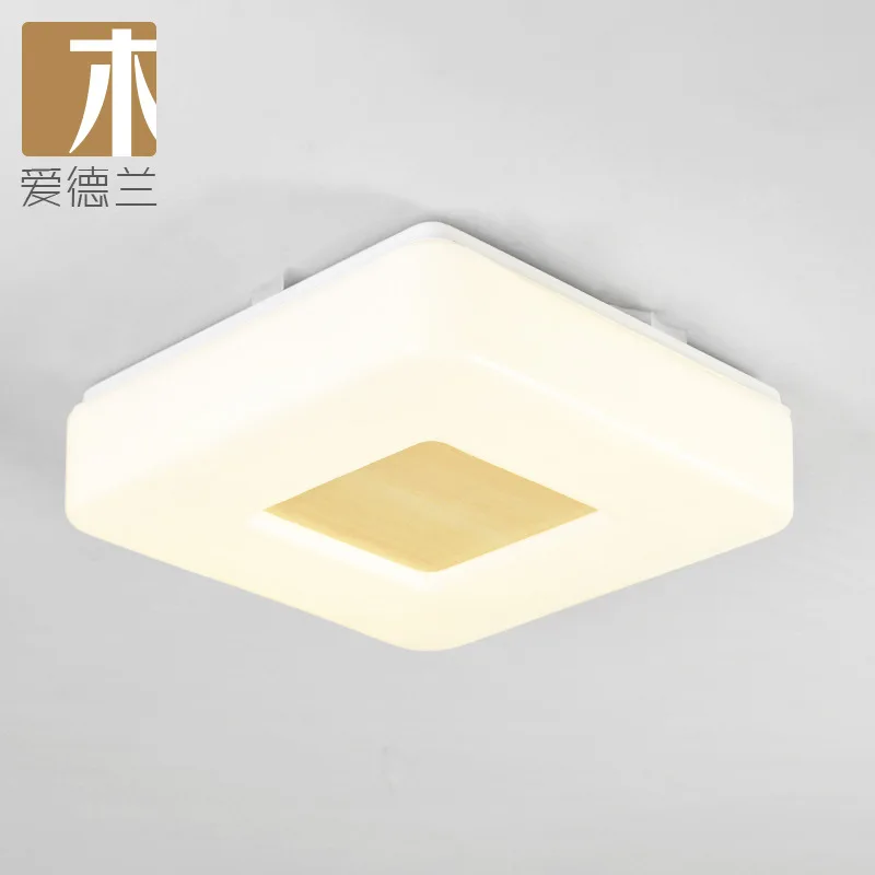 

absorb dome light blue leds log contracted modern solid wood living room balcony bedroom ultra-thin factory direct sale