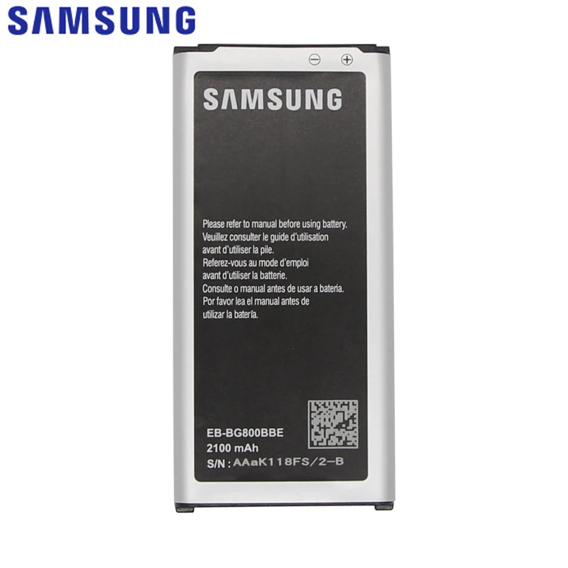 Samsung оригинальный EB BG800CBE/BBE запасная батарея для телефона 2100 мАч запасные GALAXY S5 Mini
