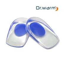 

1 Pair Men Women Heel Cup Silicon Gel heel Cushion insoles soles relieve foot pain protectors Shoe pad High Heel Inserts