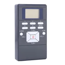 SOONHUA мини портативное радио lcd FM радио цифровая обработка сигнала беспроводной приемник с наушником серый
