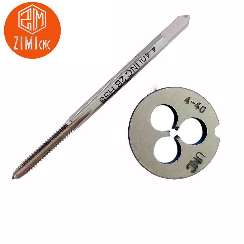 

1pcs 4-40 tap + 1pcs Die CNC tool cutting billet drilling inserts HSS