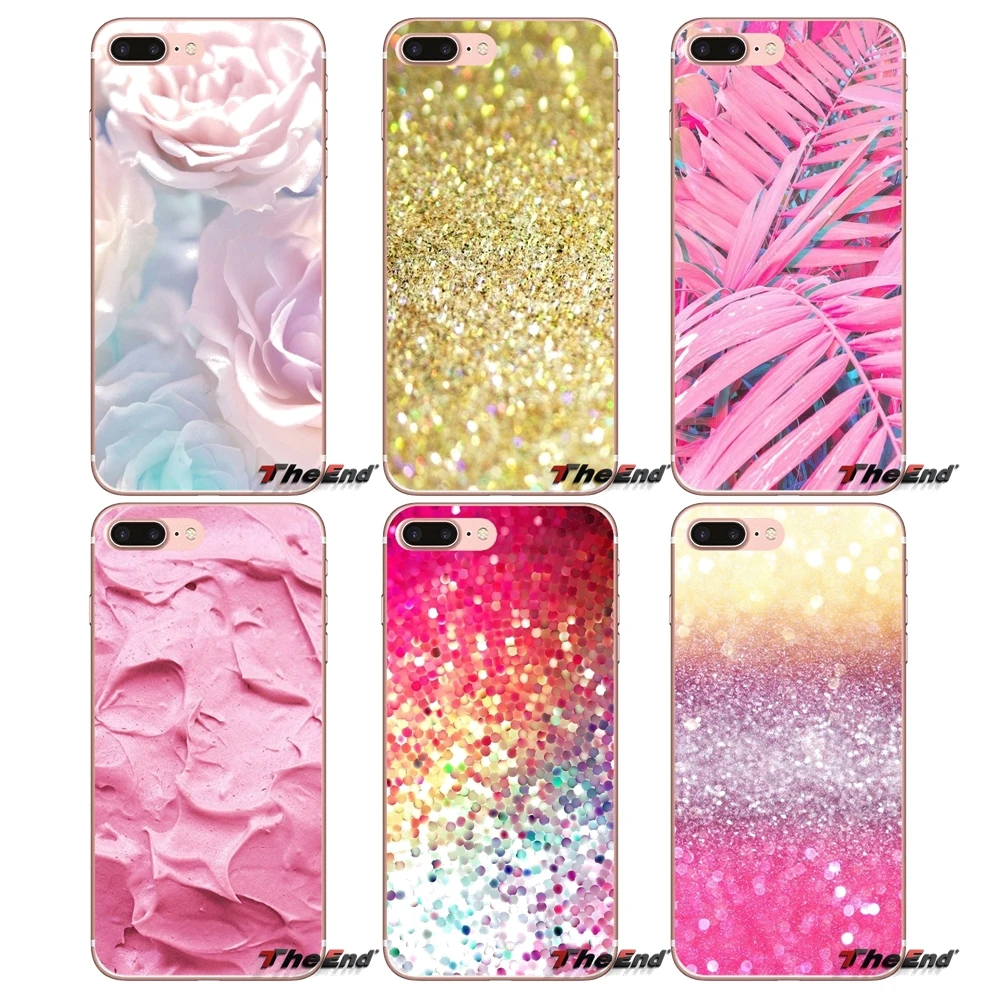 

For Samsung Galaxy S9 Plus Note 8 One Plus oneplus 5T Meizu M5s LG V30 HTC U11 Love PINK Flowers Soft Cell Phone Case Cover