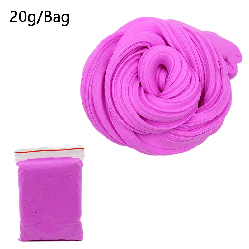 3/1 pcs DIY Fluffy Clay Slime Soft Cotton Floam Scented Stress Relief Cotton Release Clay Plasticine Toys for children gift - Цвет: Многоцветный