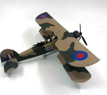 1: 72 металлическая модель первой и второй мировой войны Spitfire Fighter Diecast военная модель статического моделирования модель самолета для коллекции подарок - Цвет: Swordfish aircraft