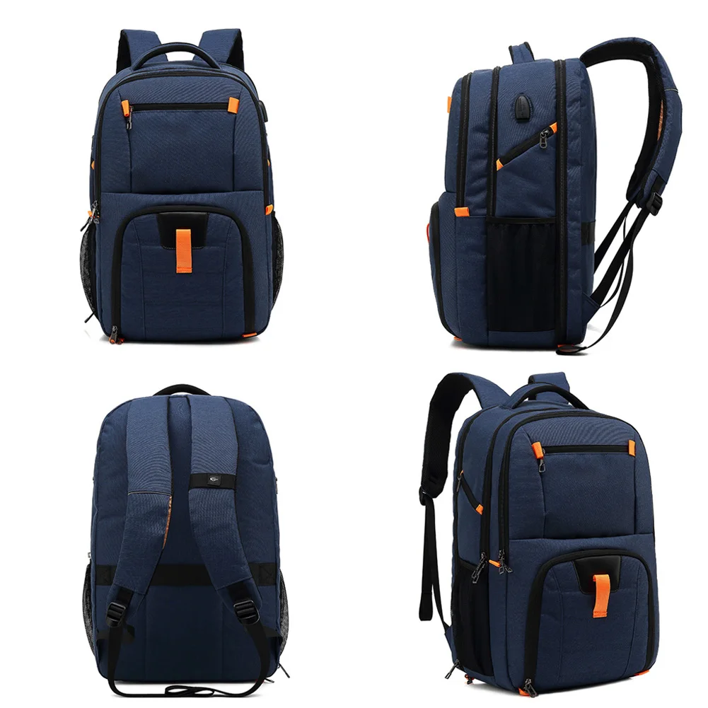 TSA большой рюкзак для ноутбука 17,3 дюймов, сумка для компьютера для мужчин и женщин с usb-портом для деловых поездок, сумки для колледжа и школы