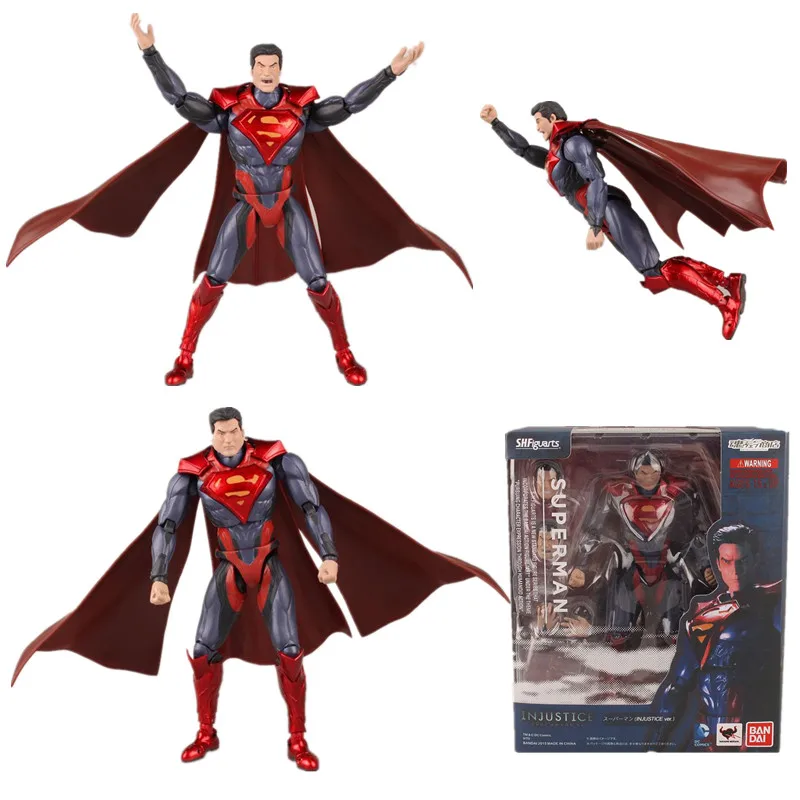 Экшн фигурка INJUSTICE League Super Man ПВХ игрушка в подарок 16 см|Игровые фигурки и
