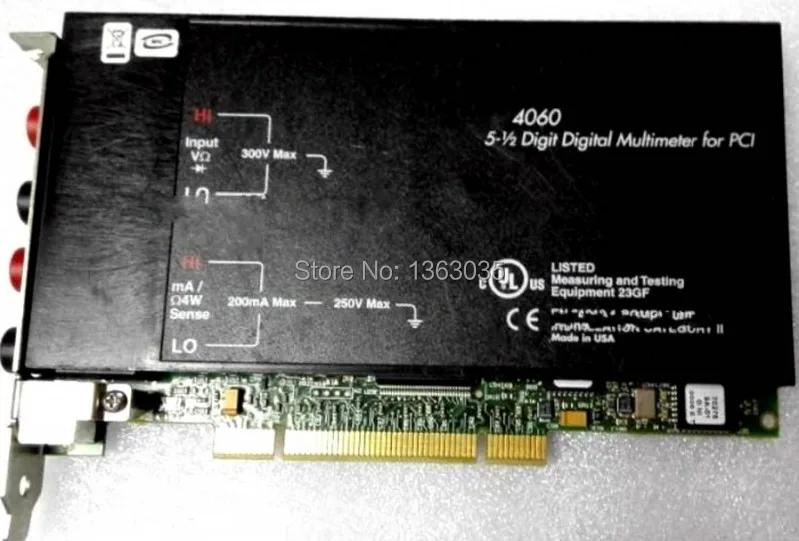 Цифровой мультиметр для PCI 5-1/2 цифр NI 4060 протестированный рабочий | Компьютеры и