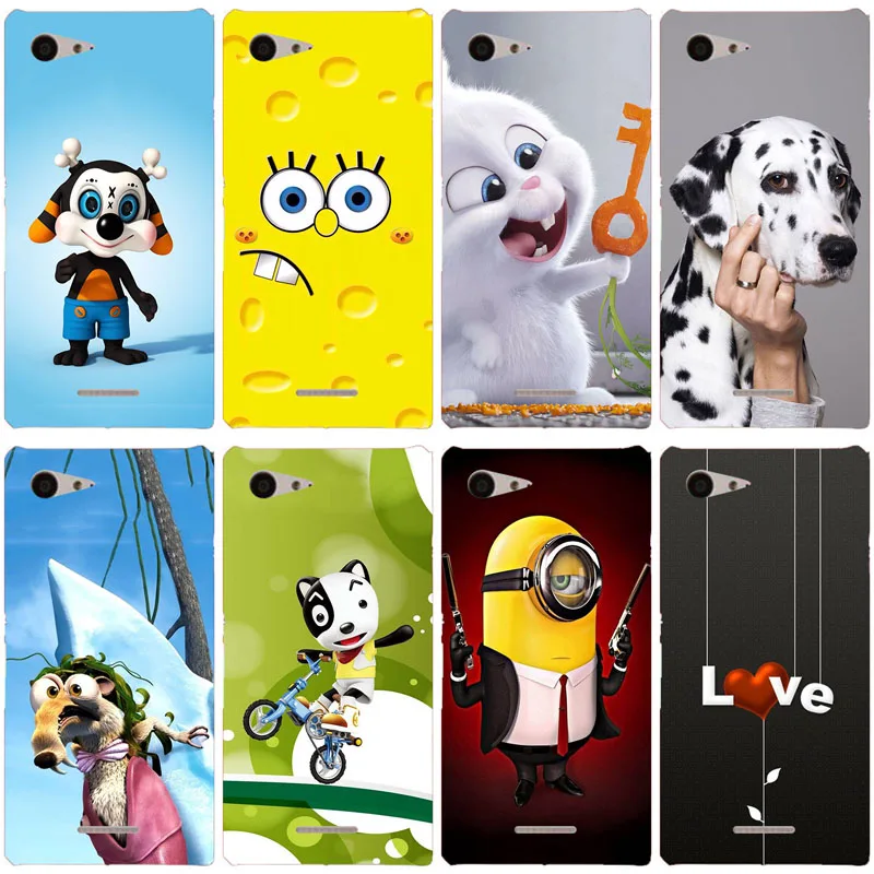 

Soft Silicone Printed Cell Phone Case Cover for Sony Xperia E3 D2203 D2206 Colorful Back Covers Coque Para Flower Cases Shell