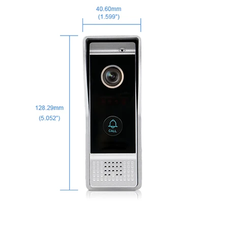 JeaTone ЖК-дисплей 2 видео-телефон двери камеры + 2 Запись мониторы видео домофон дверной звонок охранных Системы Водонепроницаемый
