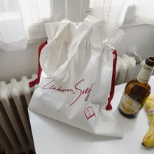 Маленькая Парижская женская сумка ручной работы с вышивкой неизвестная сумка на шнурке женская сумка-шоппер модная сумка на плечо