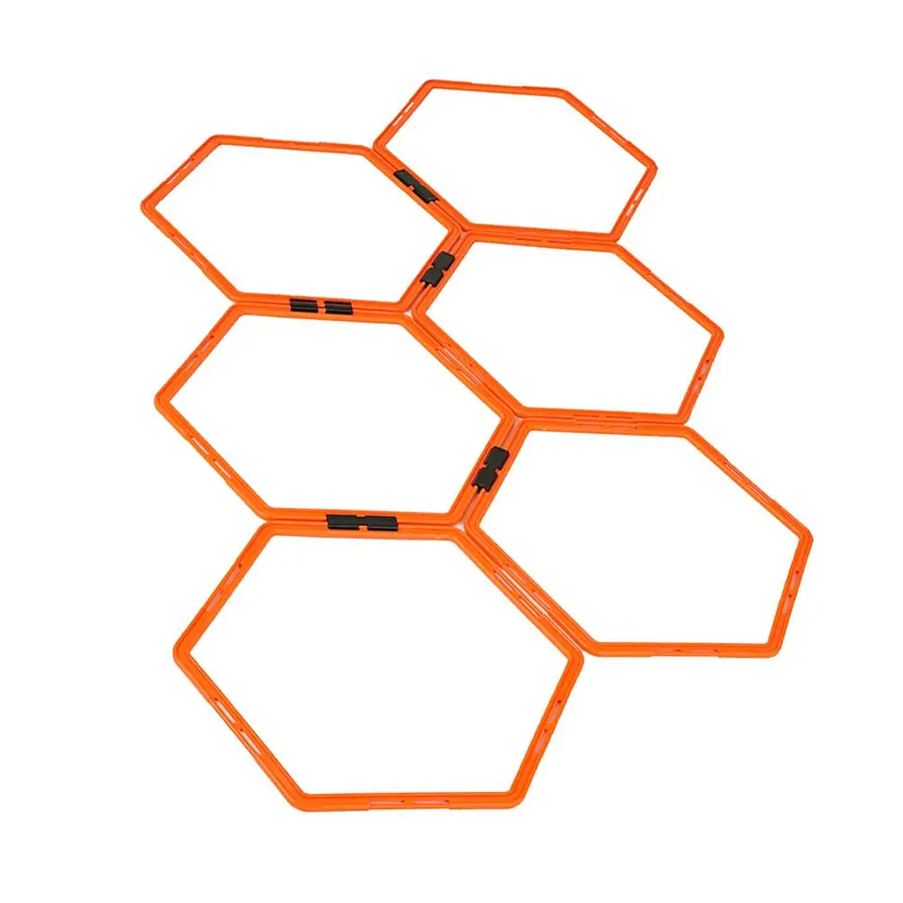 

Hexagonal Agility Ring Training Ring Physical Training Ring Football Trainer Ladders Hurdles Speed Rings