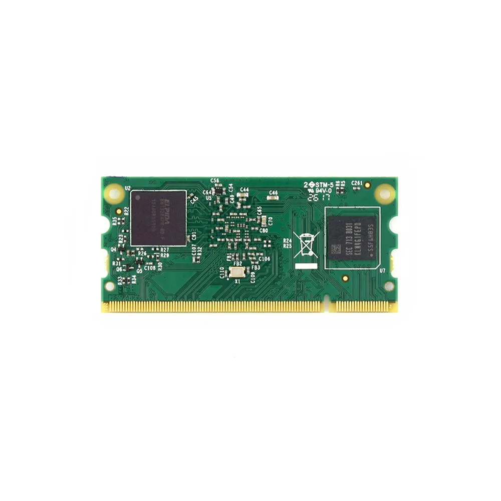  Raspberry Pi Compute Module 3 Contains the guts of a Raspberry Pi 3 4GB eMMC Flash 1.2GHz quad-core