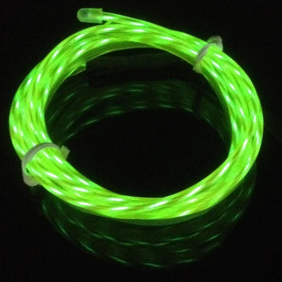Light Green Posbay 1 м DC 12 В декоративный светильник гибкий светодиодный неоновый погоня EL провода полосы трубки веревки интерьер декоративный светильник s Универсальный - Испускаемый цвет: Light Green