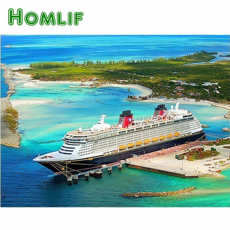 Алмазная вышивка HOMLIF мозаика в виде пейзажа картина 5D сделай сам алмазная