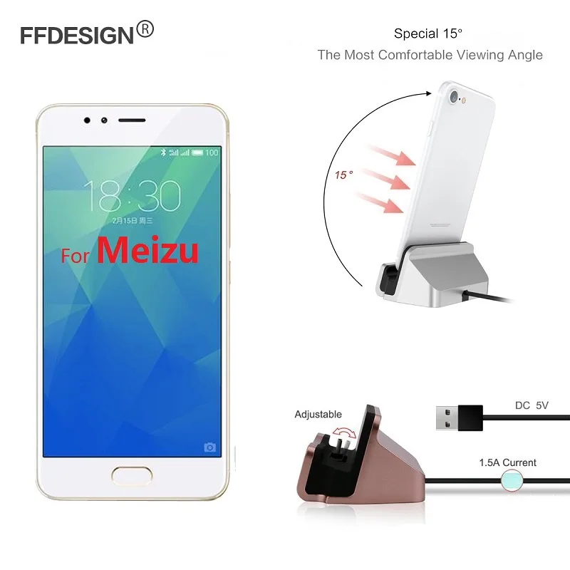 

Charger Dock Stand Docking Station for Meizu M5s M5c M3 M6 M5 Note For Meizu 15 Pro 7 U10 U20 Charging Dock Bracket Cradle Sync