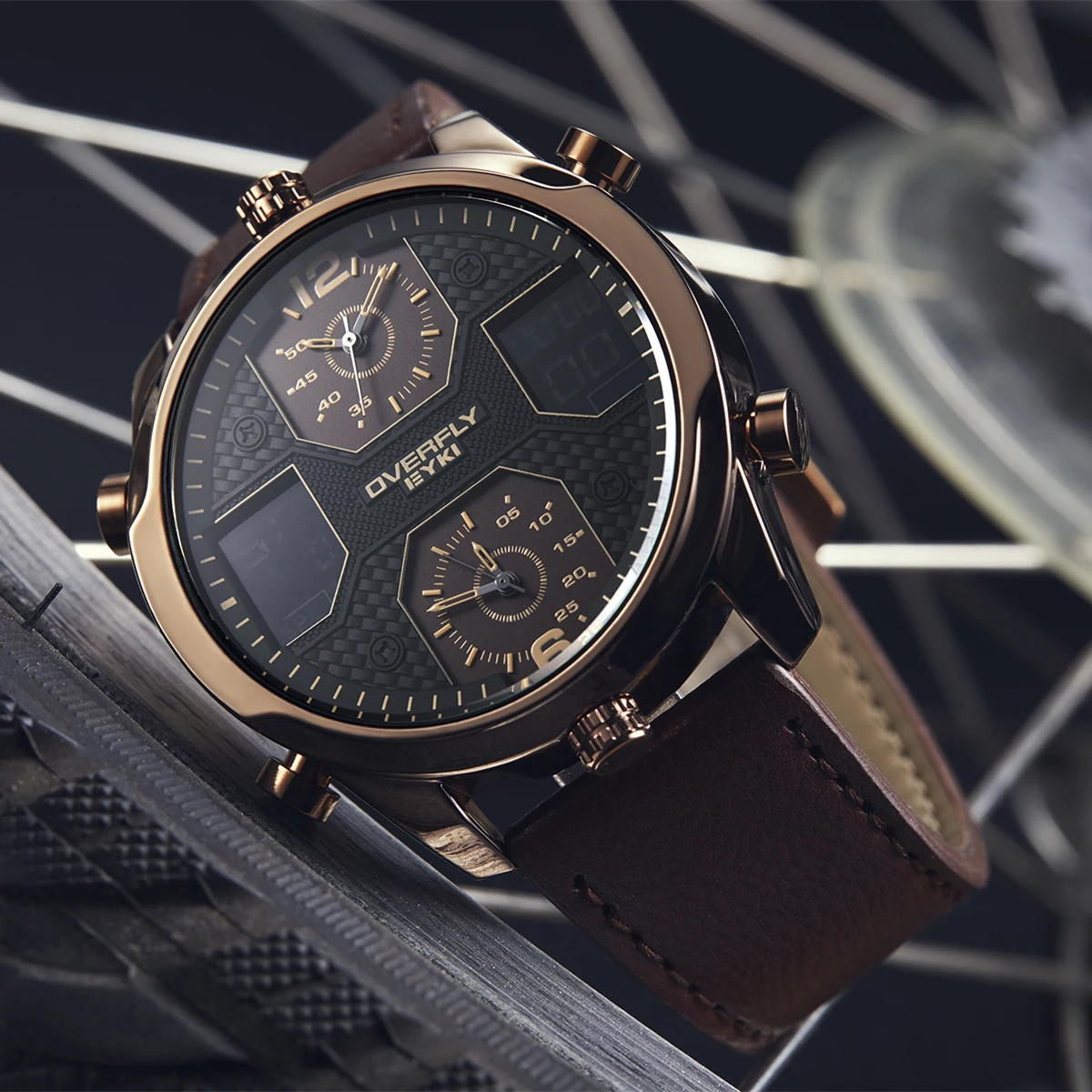 

Relogio Masculino EYKI Watch Men Military Quartz Wrist Watch Chronograph Mens Watches Top Brand Luxury Leather Sport Wristwatch