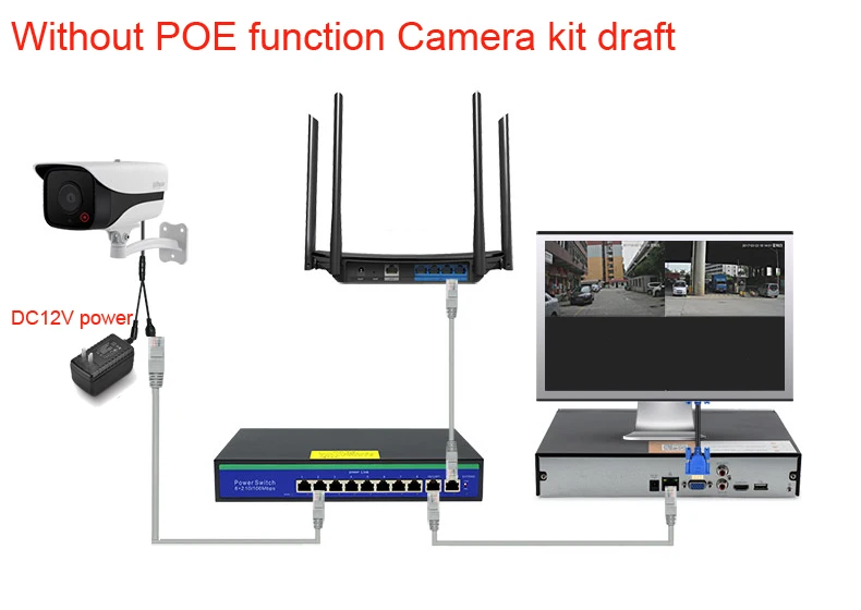 Оригинальный mutil язык DH 24ch POE камеры комплекты NVR4232-4KS2 4 K H265 рекордер с 24 шт 3MP водонепроницаемый купольная poe камеры