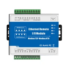 High speed Pulse Counter Modbus TCP IOT Ethernet Remote IO Module 4DI 4DO RJ45 RS485 M110T