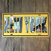 15*30 CM European City Newyork Paris London License Plates Retro Metal Signs Vintage Beer Posters Metal Plates ► Photo 2/6