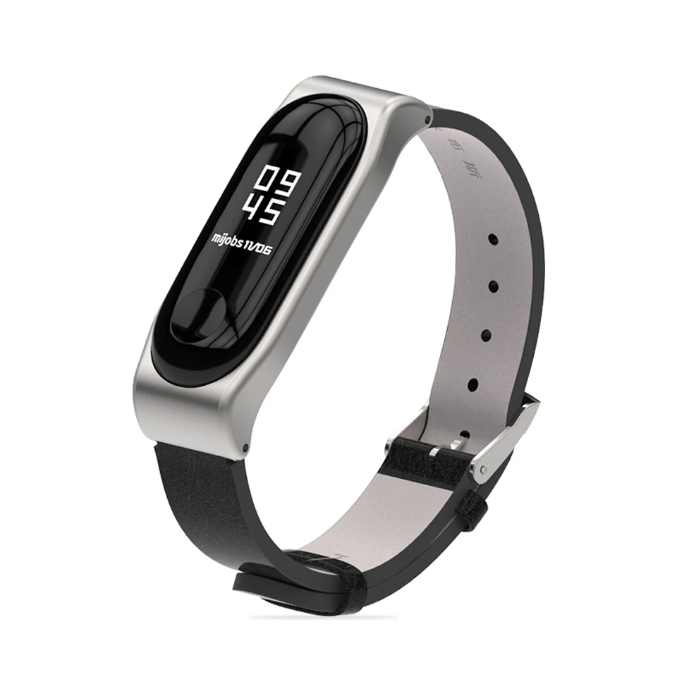 Браслет mi jobs mi Band 4 из искусственной кожи для Xiaomi mi Band 4 Ремешок Браслет mi band 3 умные часы браслеты Pulseira mi band 3
