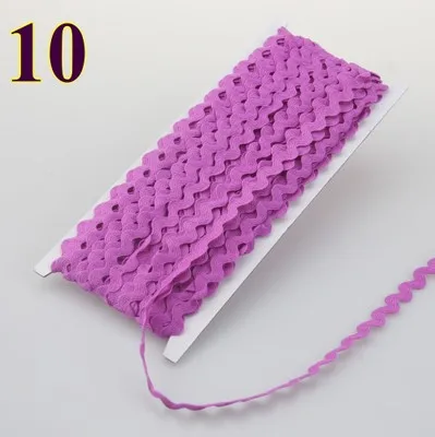5 мм Zig Zag Ric Rac кружево, лента, тесьма DIY лента с волнами ручной работы для лоскутного ремесла украшения одежды швейный материал 20 метров