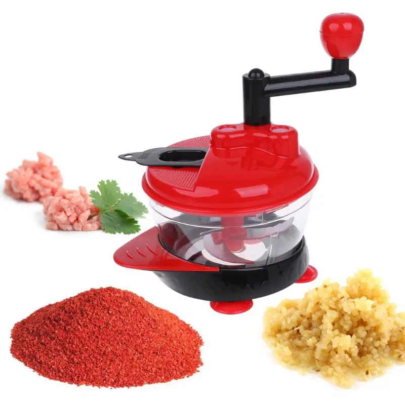 

Household Multi-function Manual Blender Food Processor Cutter Meat Grinder Vegetable Chopper