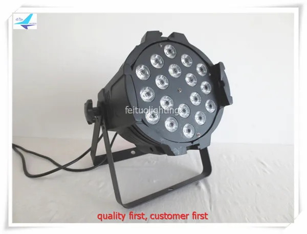 

free shipping 24pcs/lot RGBW 4IN1 LED Light Par Stage Light 18X10W Professional Strobe Lumiere Par Can DJ Party Disco Lighting