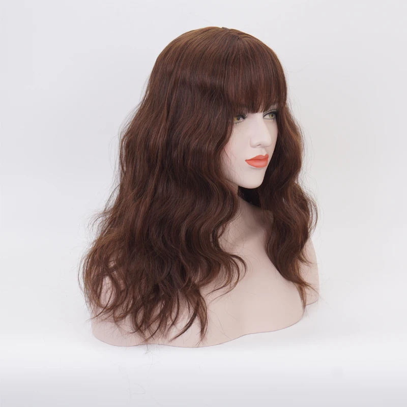 Гермионе Жан Granger коричневый кудрявый синтетические волосы парики, костюм для косплея теплостойкое волокно+ парик Кепка