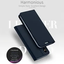 Магнитный Гладкий кожаный чехол-бумажник с откидной крышкой для iPhone X, 8 Plus, 6, 6S Plus, 7 Plus, 5, 5S, SE, чехол-книжка, держатель для карт, чехол-подставка