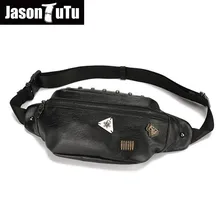 Джейсон пачка голографическая поясная сумка кожаная сумка для талии Мужская Сумка-Пояс для верховой езды дорожный футляр Продвижение нового продукта подарок на Год B665