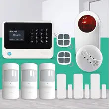 433 МГц интеллектуальная Домашняя безопасность WiFi GSM GPRS сигнализация G90B plus 100 Беспроводные зоны приложение управление GSM wifi сигнализация