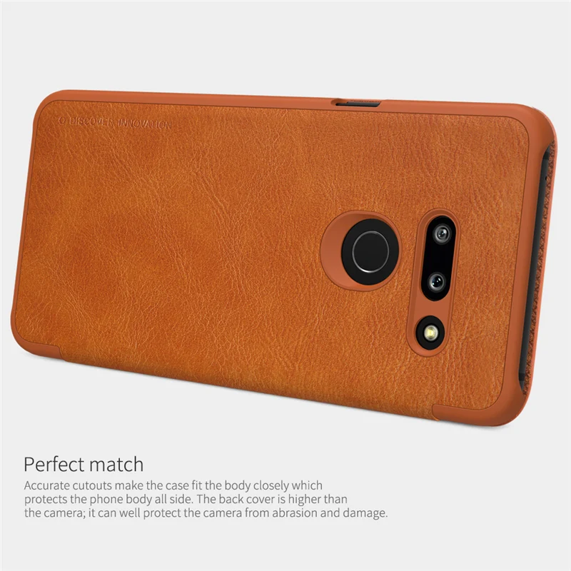Чехол NILLKIN для LG G8 ThinQ с карманом для карт, откидной Чехол из искусственной кожи для LG G8 ThinQ 6,", защитный чехол для телефона
