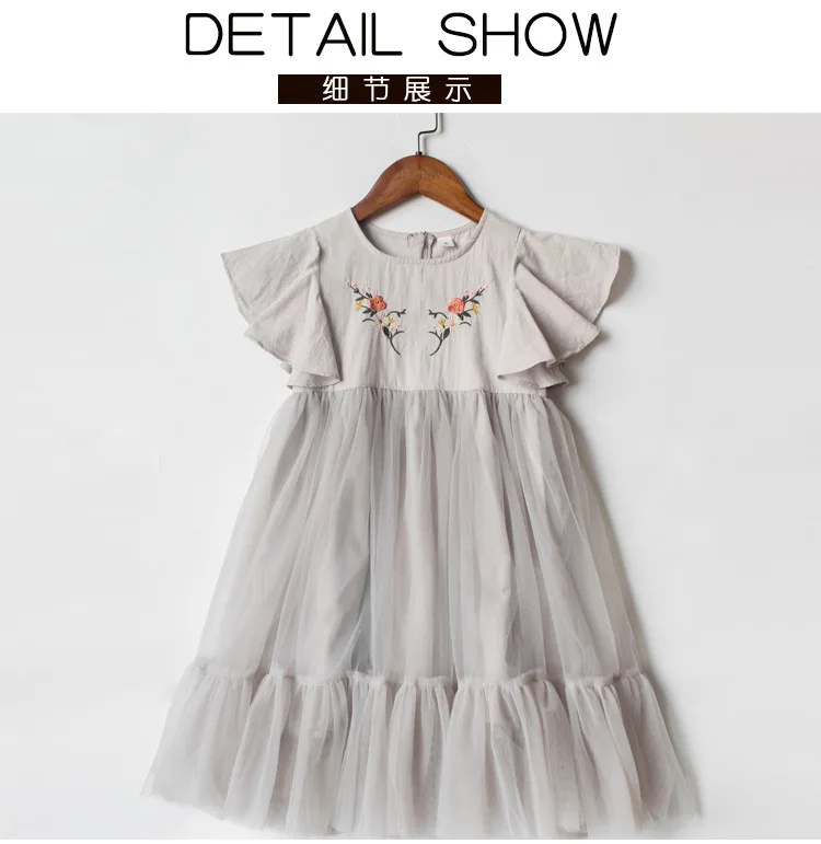 

2018 SUMMER bobo choses kids dresses girls dresses girls clothing baby girl clothes 4-10 years kids funny dresses party dresses