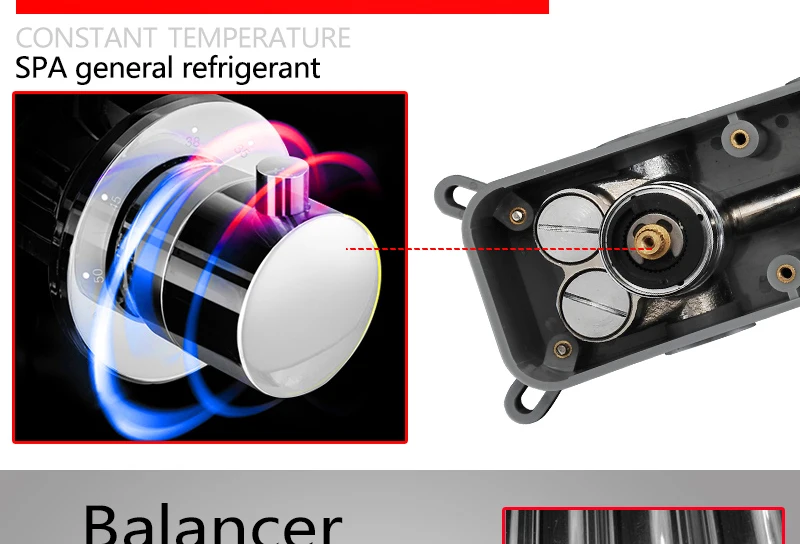 hm Mixer Tap Temperature Control Shower Switch Brass Concealed Faucets Diverter Mixing Thermostatic Mixing Valve (11)