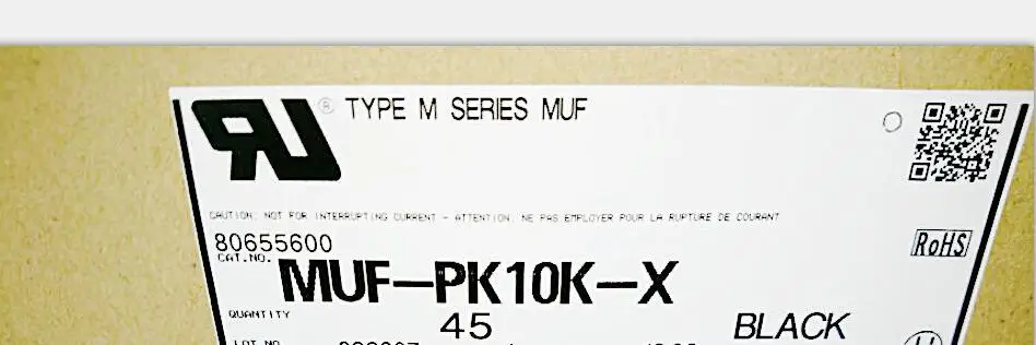 

MUF-PK10K-X BLACK COLOR Connectors crimp sockets 100% new and original parts