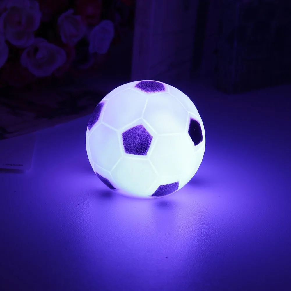 ICOCO цвета Изменение футбол светодио дный светодиодный ночник настроение вечерние Вечеринка Рождественское украшение ночник лампа