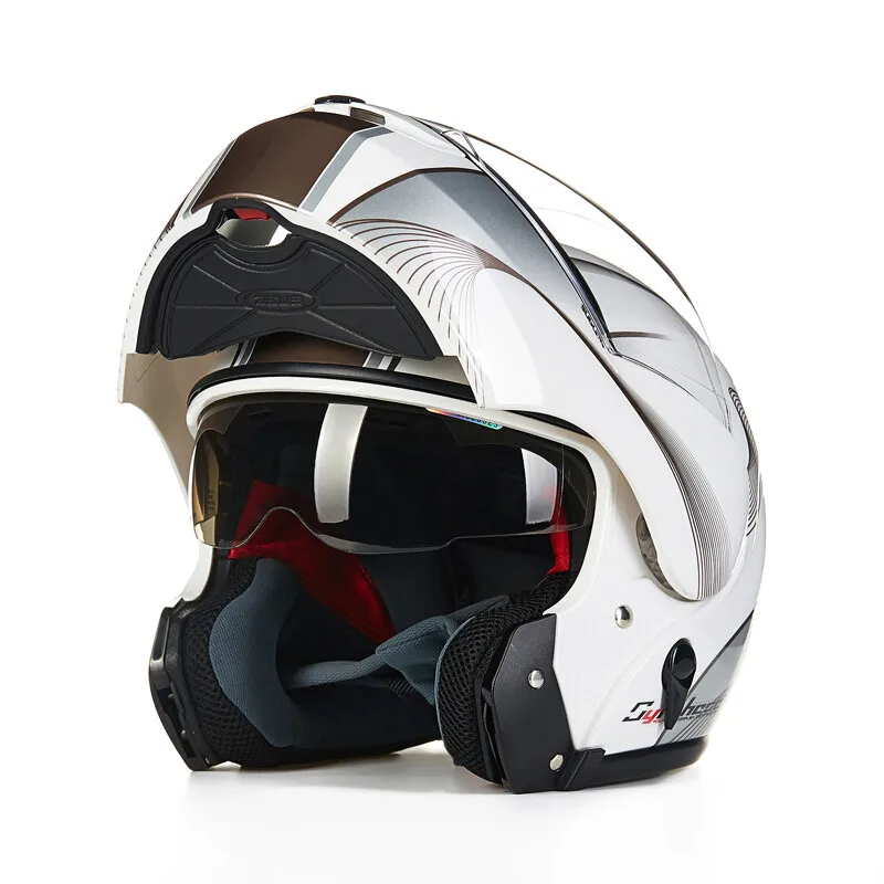 Модульный мотоциклетный шлем Filp Up с открытым лицом Capacete Da Motocicleta Cascos Para Moto Casque Kask Helm гоночные шлемы