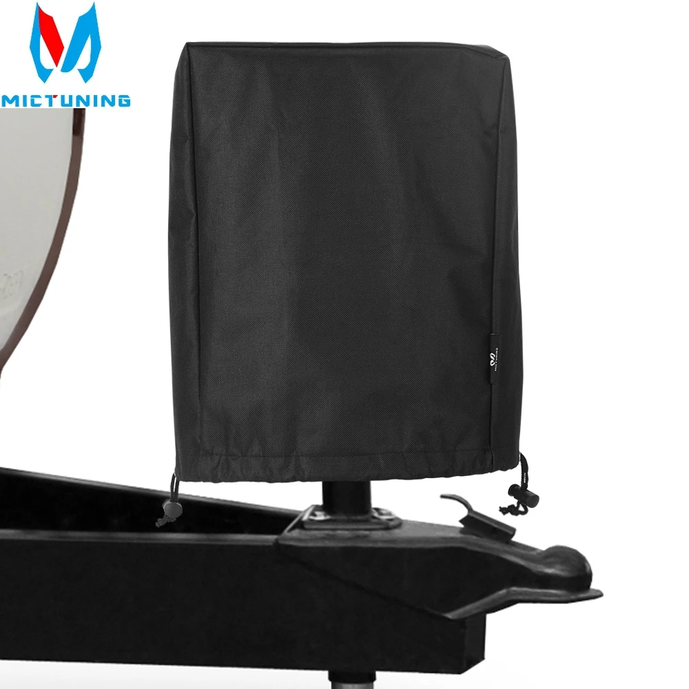 

600D Universal Trailer RV Electric Tongue Jack Protective Cover 14"x5"x10" Large Size Sun Shade & Rain-Proof Protector Black