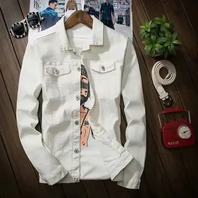 

HOO spring of 2019 the new leisure denim jacket men's fashion handsome jacket