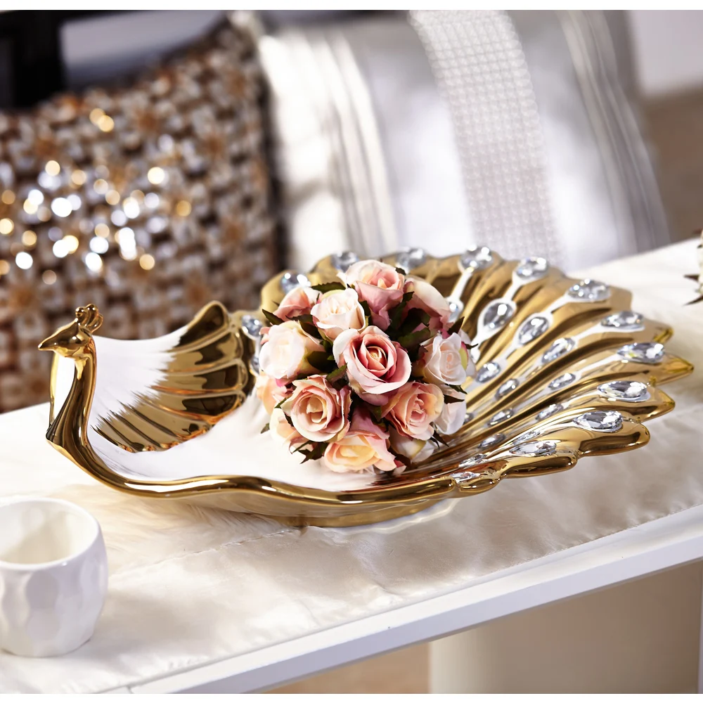 جديد النمط الصيني طاولة القهوة الراقية الحديثة الفاخرة الأوروبي نمط الطاووس السيراميك كبيرة الفاكهة عاء المعيشة غرفة lo831325 جديد النمط الصيني طاولة القهوة الراقية الحديثة الفاخرة الأوروبي نمط الطاووس السيراميك كبيرة الفاكهة عاء المعيشة غرفة lo831325