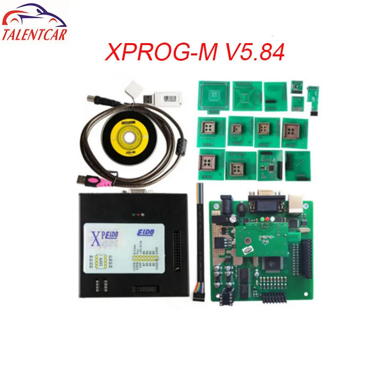 Новый Arival XPROG 5 84 черный металлический ящик M V5.84 автоматический программист ECU