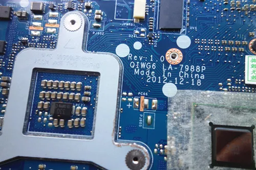 Материнская плата QIWG6 LA 7988P подходит для Lenovo G580 HM76 PGA989 DDR3 100% полностью