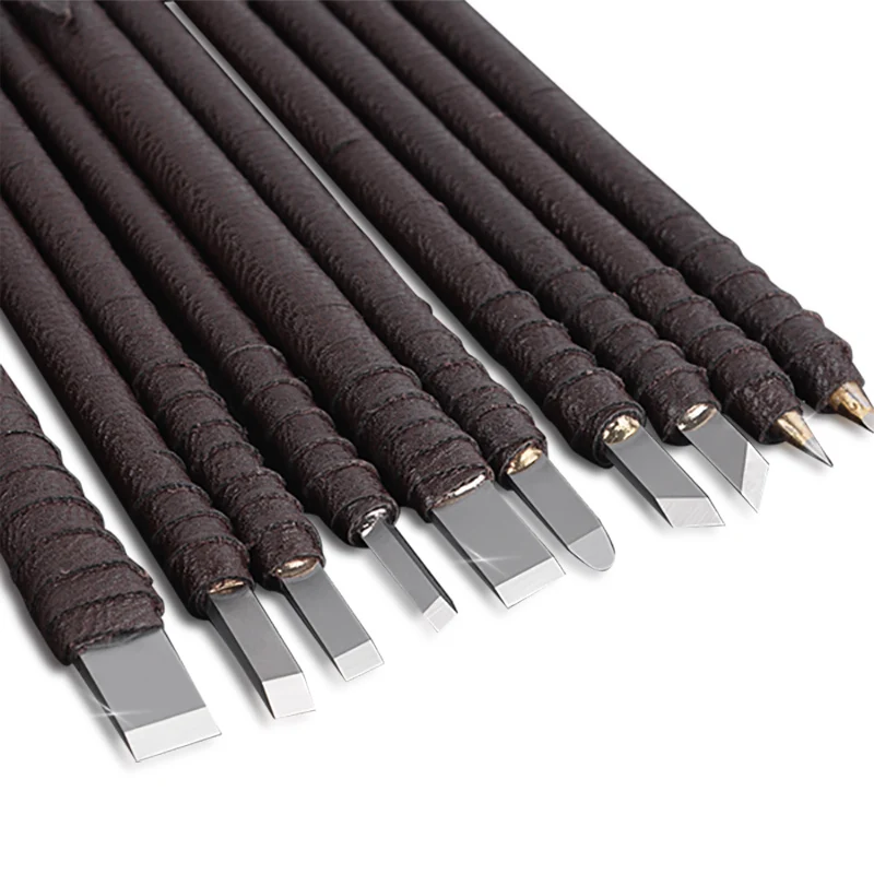 Tungsten Steel Wood Carving Knife Kit Sculpture Chisel Craft Tools For