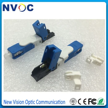 

1000Pcs/Lot,Hot Sell Mechanical Pre-embedded FTTH Fiber Optic SC/APC Fast Connector,New SC/APC Fiber Optic Quick Cold Connector