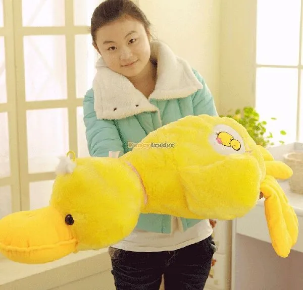 Fancytrader 39'' 100cm Lovely Stuffed Giant Plush Yellow Rubber Duck, Free Shipping FT50268 (5)