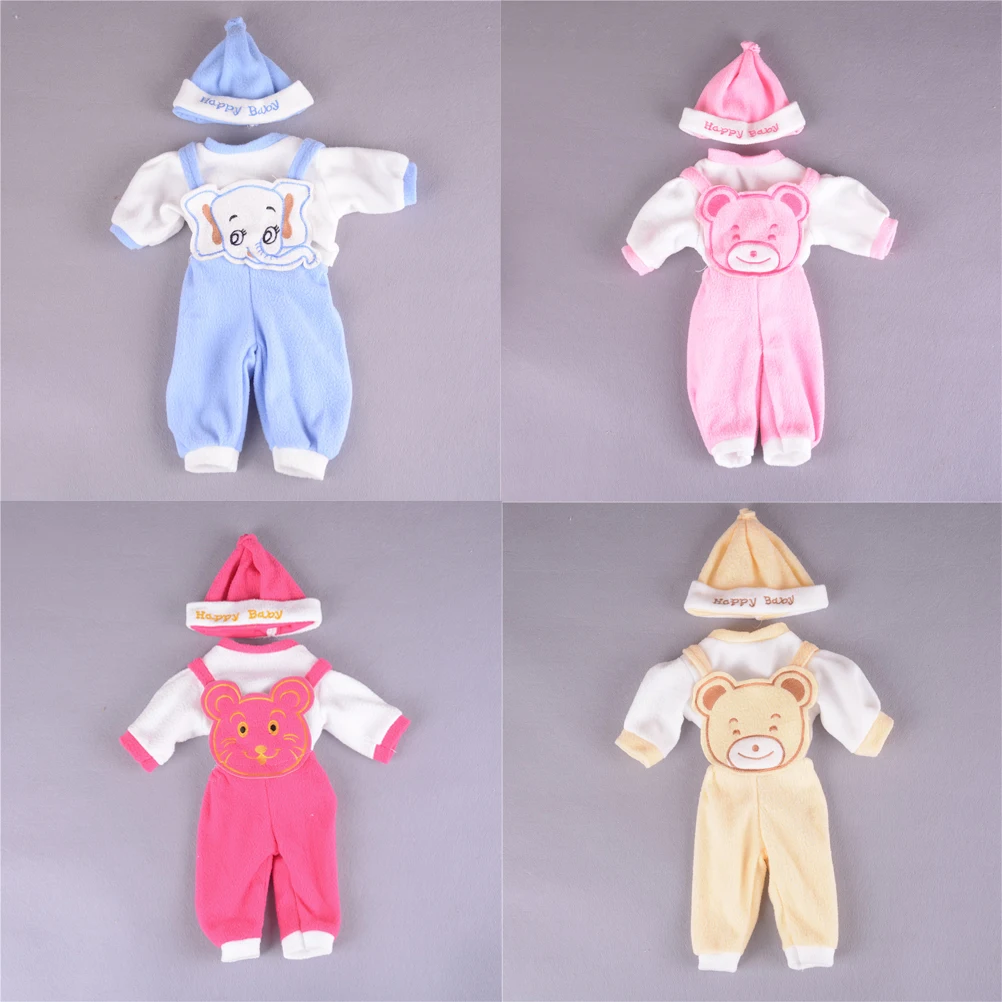 

1set Fashion Doll Clothes Hat Suit For 50cm Reborn Baby Doll Doll Accessories Best Gifts Wholesale 4 Colors Pick Hot