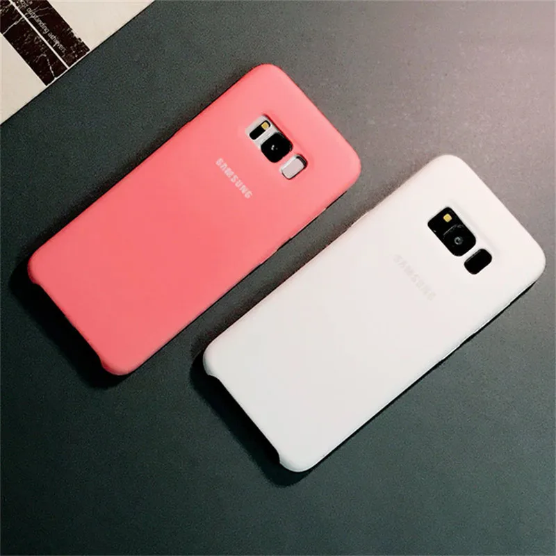 

High quality Liquid Silicone Case For Samsung S8 S8+ Protection case for Galaxy Note 8 case for sumsang S9 s9plus Luxury Cover