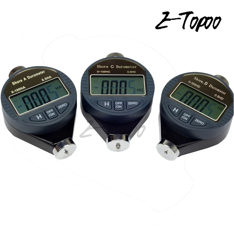 Shore Durometer 0100HA Rubber Portable Handheld Shore A C D Digital shore durometer LCD Display