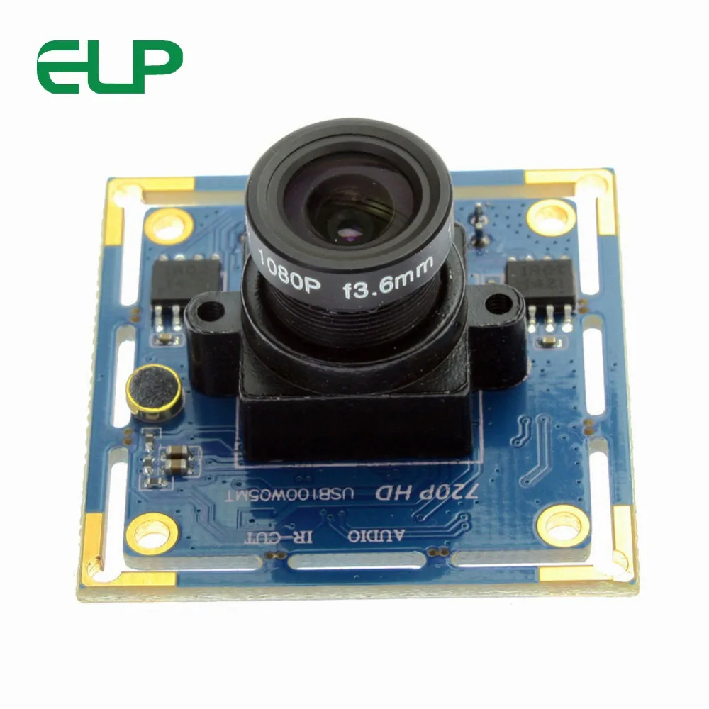 Веб камера ELP Mini 720p с USB модулем 1 0 МП CMOS OV9712 HD|Камеры видеонаблюдения| |