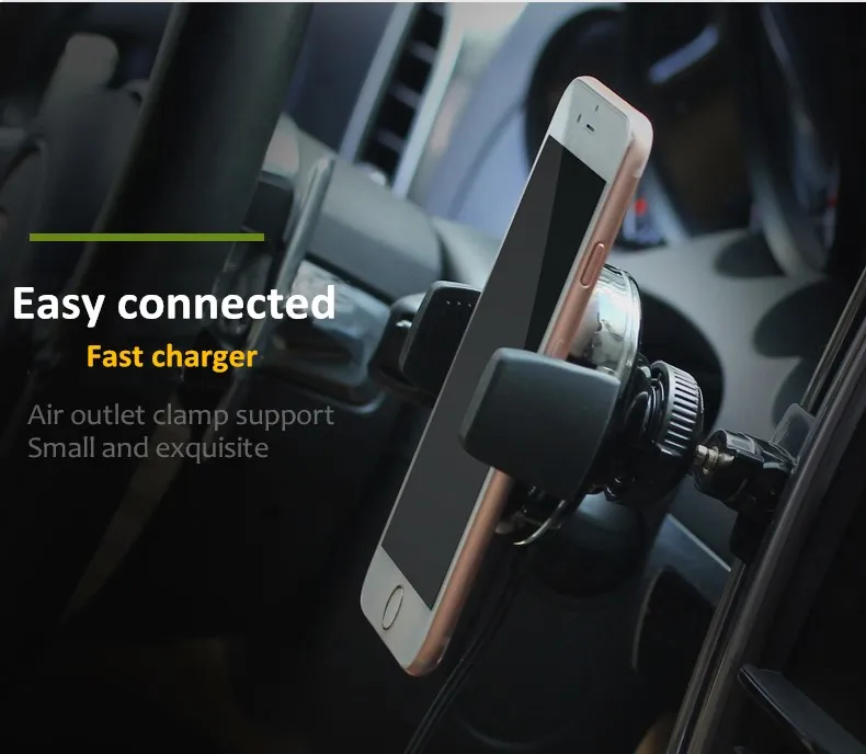 Qi wireless автомобильное зарядное устройство быстрый беспроводной сотовый телефон